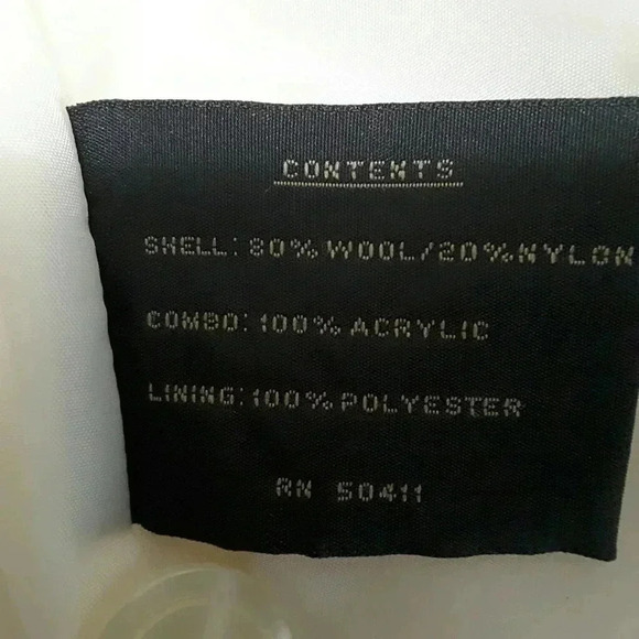 Fleet Street Wool hooded Jacket S - Picture 8 of 8